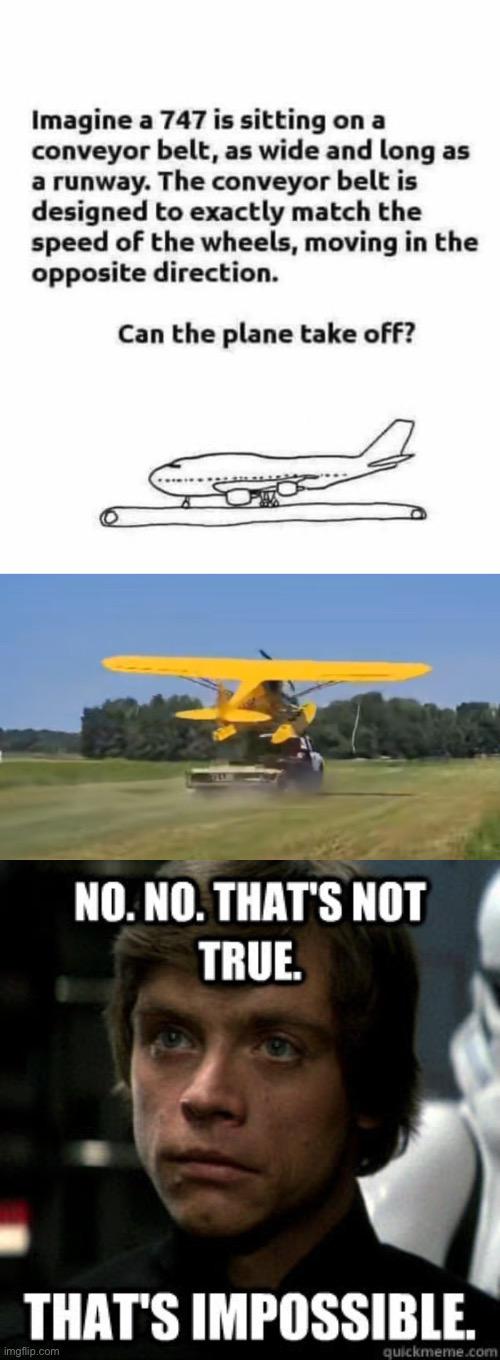 The Great Airplane On A Treadmill Debate