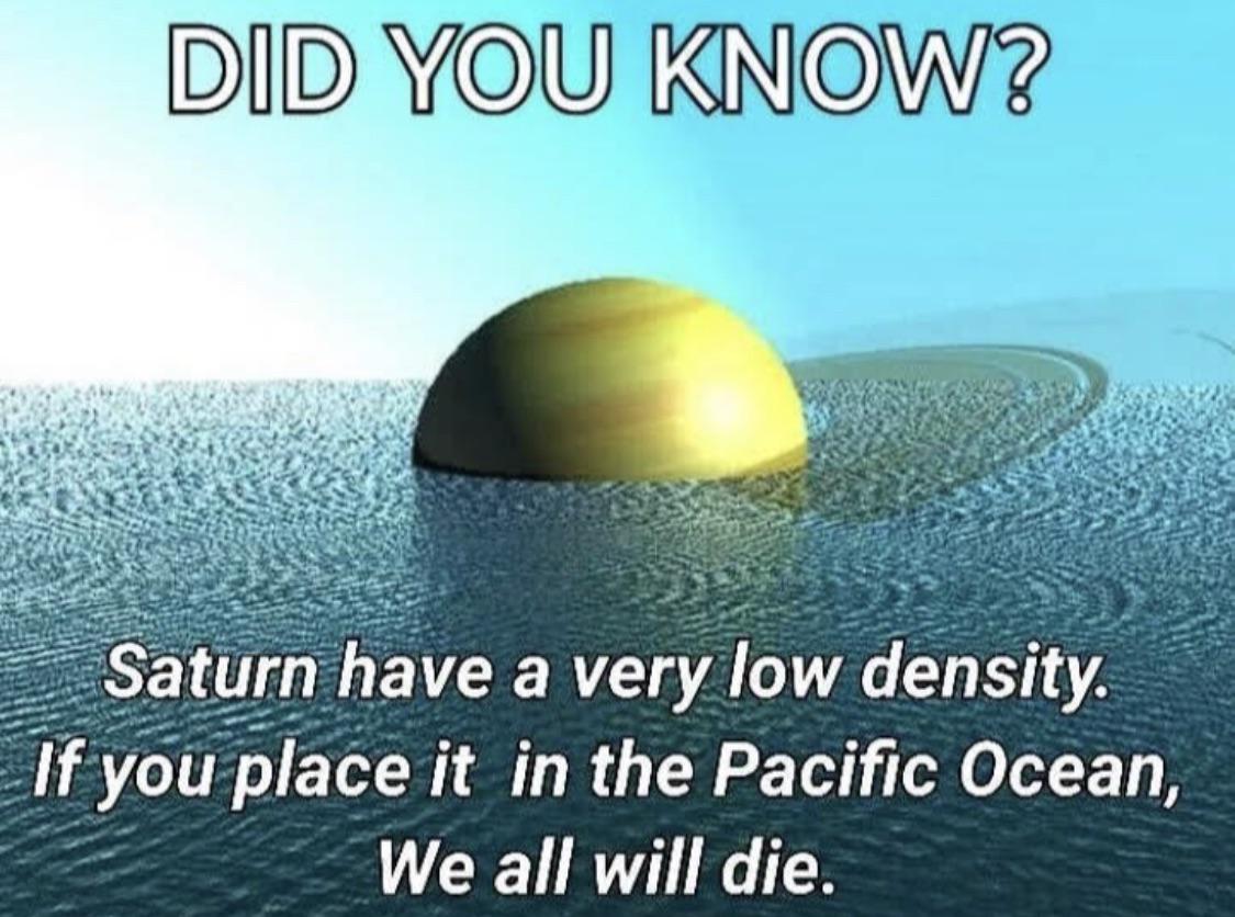 Well Did You Know? Saturn's Deadly Float Test
