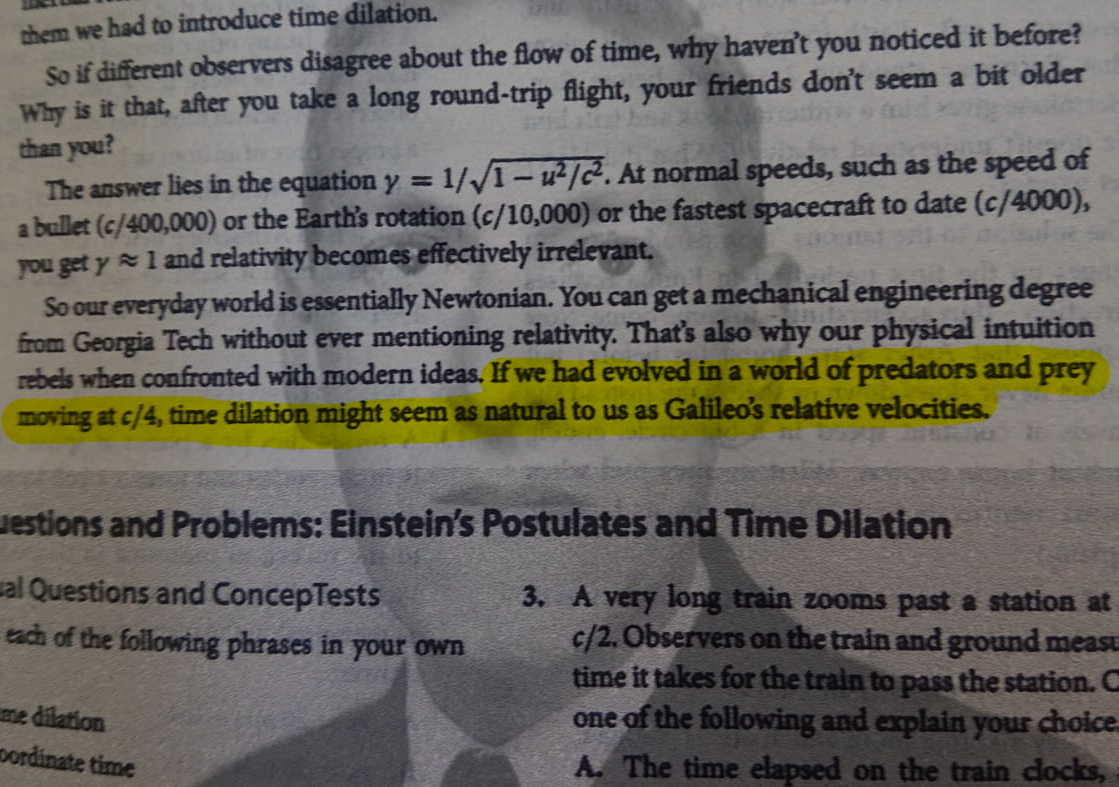 When Relativistic Predators Would Make Einstein Just Common Sense
