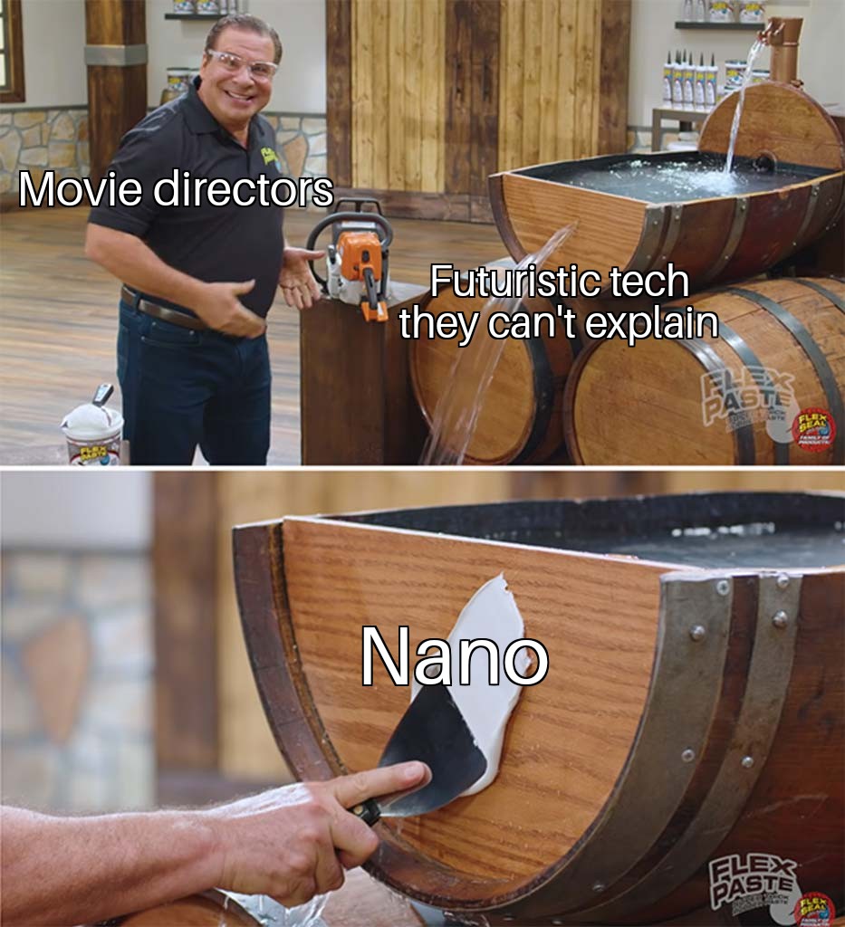Hollywood vs Real Nanotechnology
