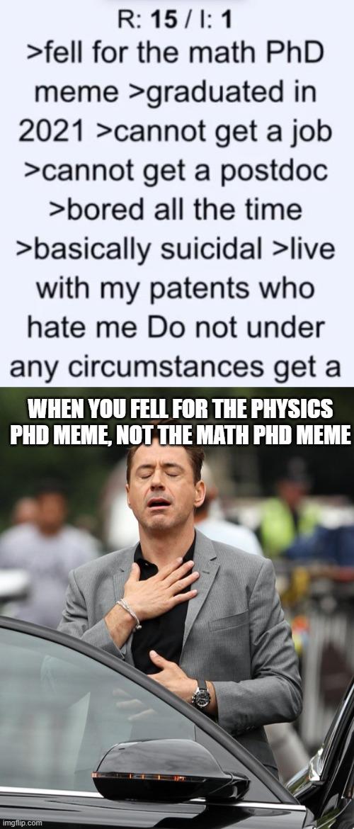 When You Chose The Wrong Theoretical Nightmare