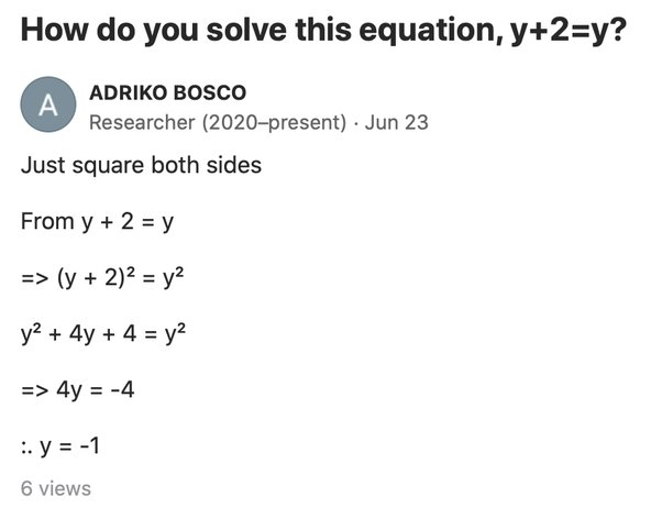 When Square Roots Lead To Square Wrongs
