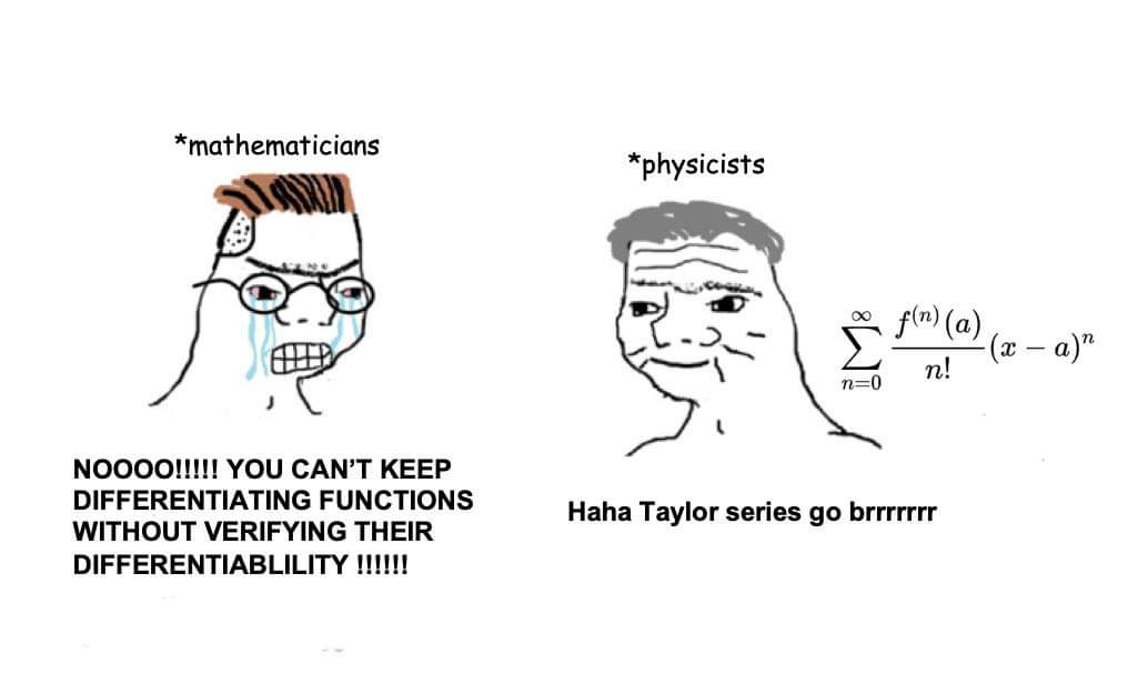 Mathematicians vs Physicists: The Eternal Calculus Battle