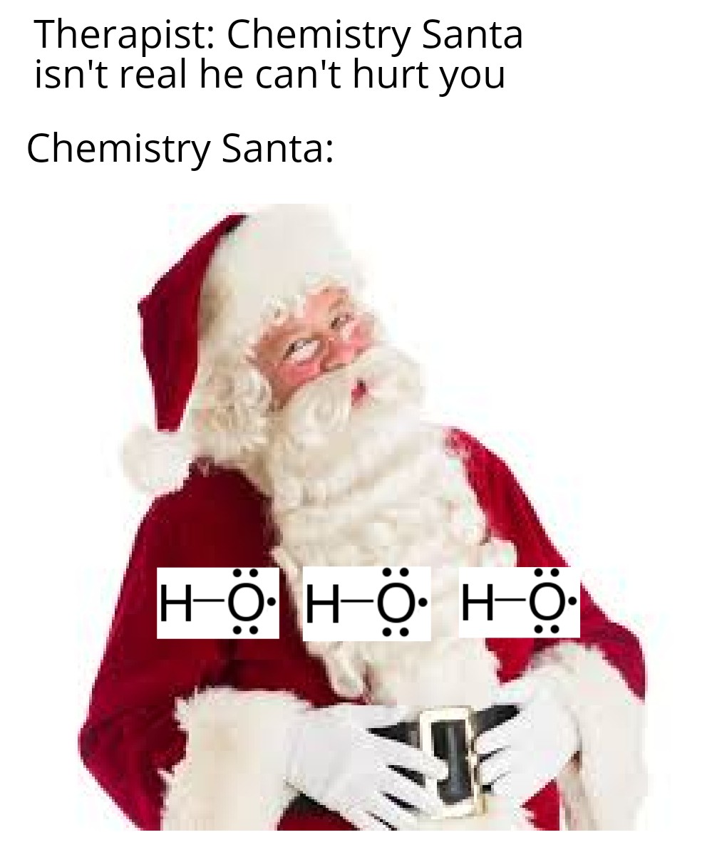 Chemistry Santa Is Coming To Town