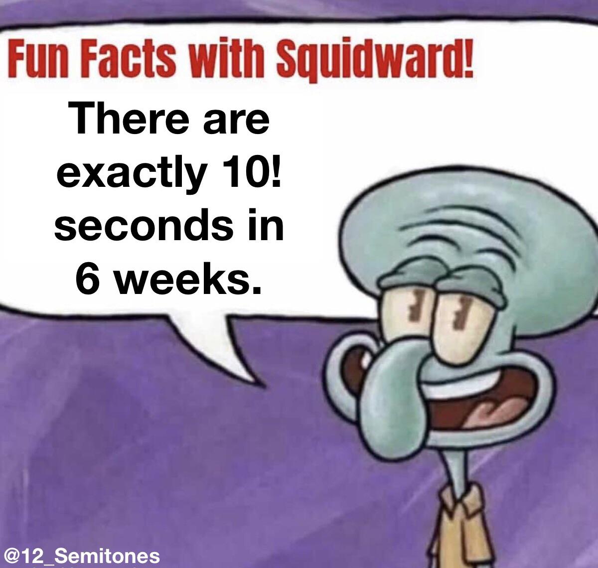 Mathematical Malarkey With Squidward