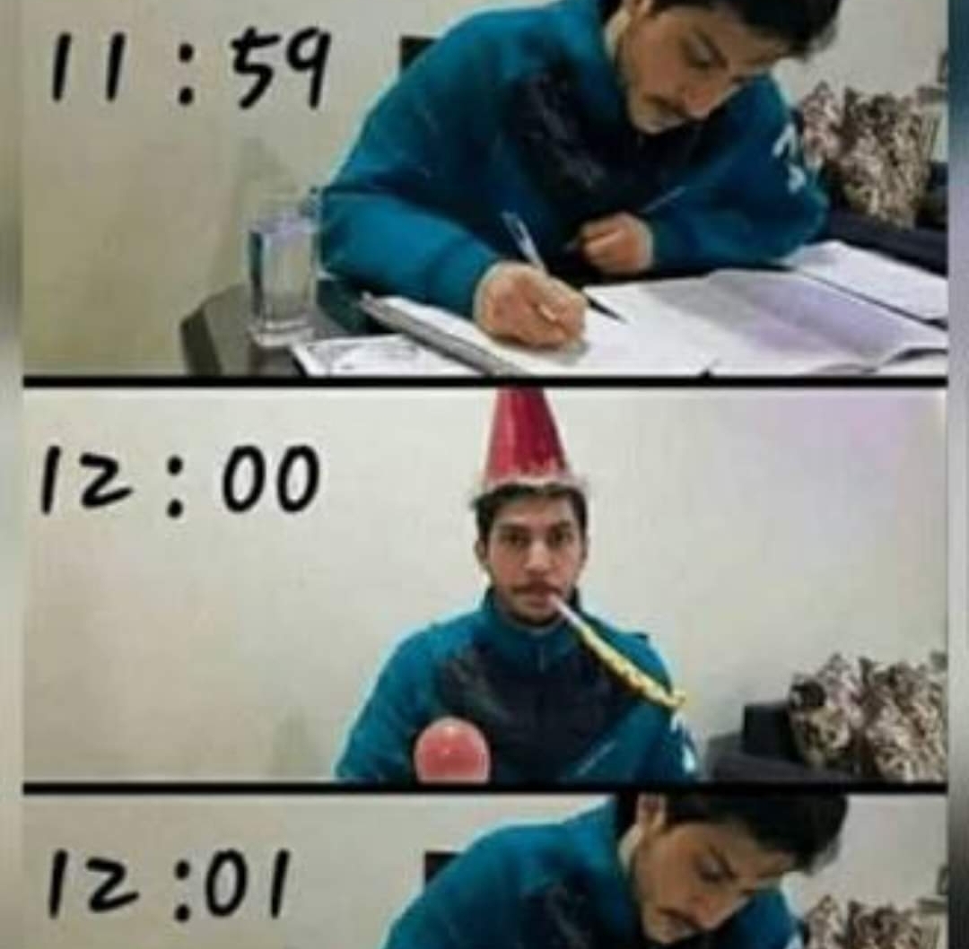 Partying The New Year When Working On My Thesis