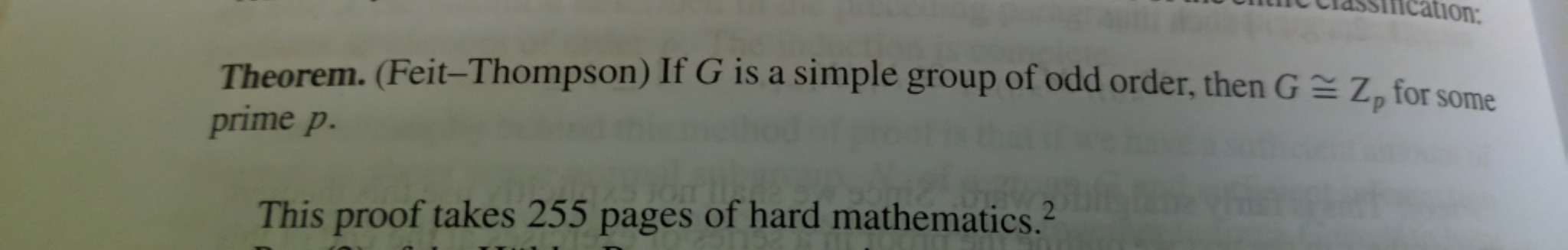 Proof By "We Don't Have Enough Pages"