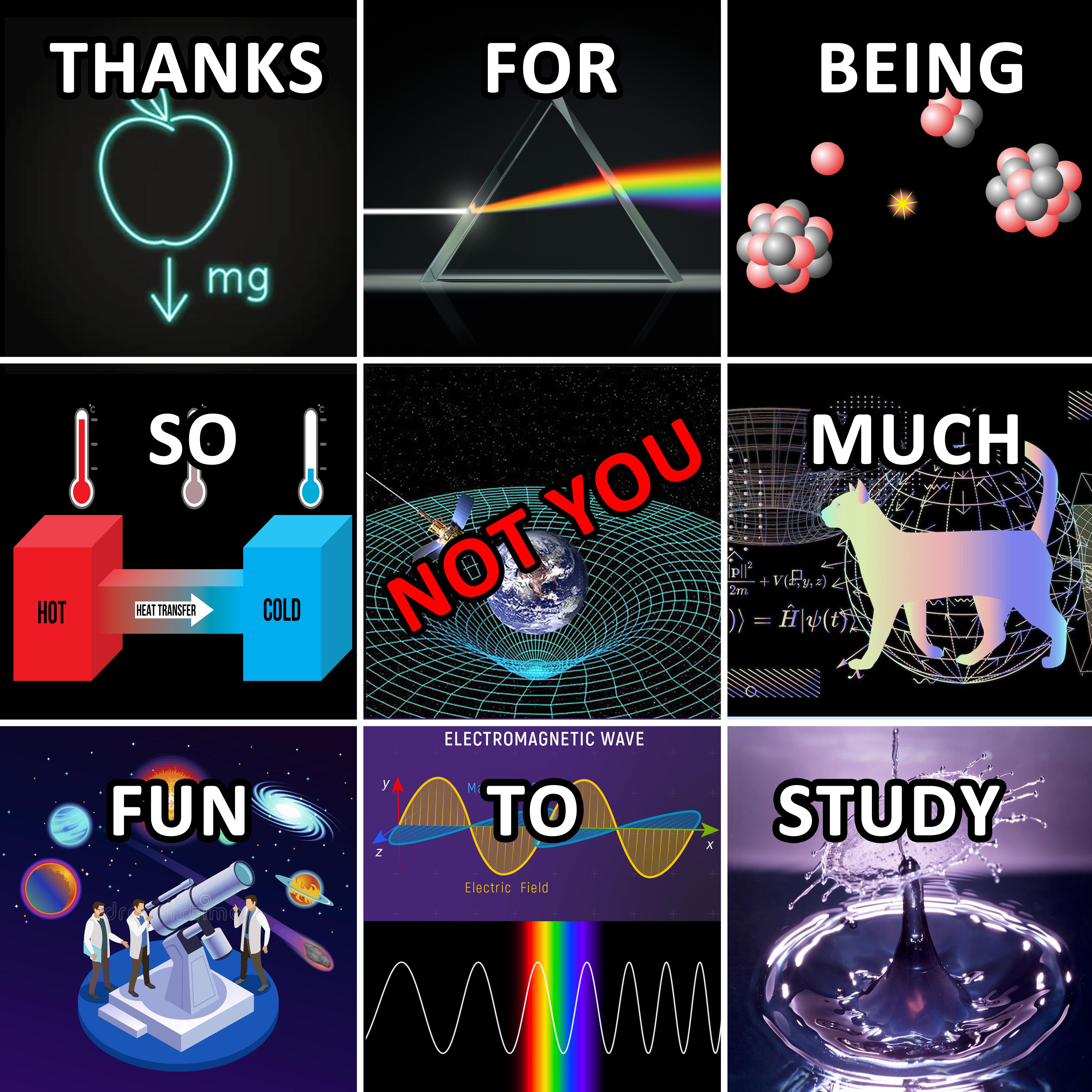 Thanks For Being So Not You Much Fun To Study