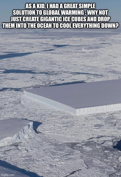 Ice Cube Solution To Global Warming