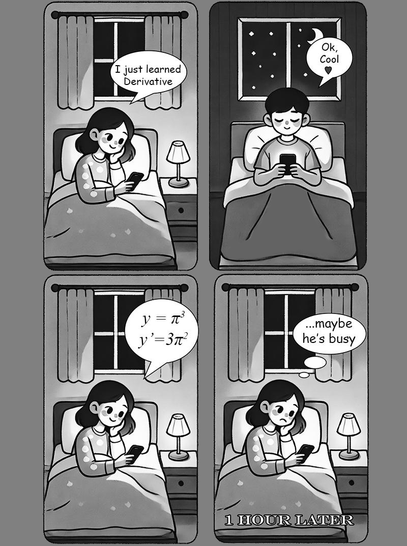 The Derivative Of Ghosting Equals Pain