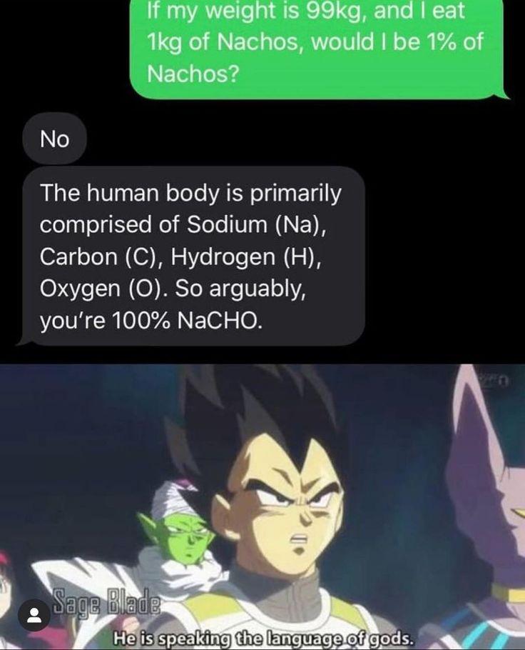 You Are 100% NaCHO