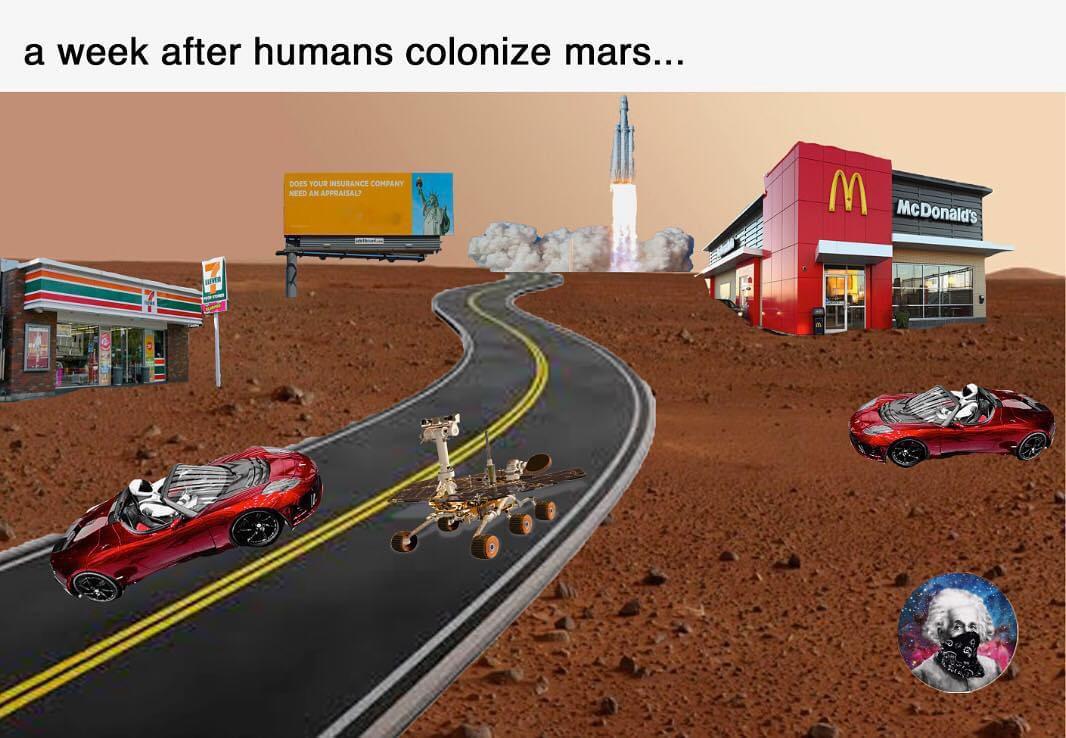 Can't Wait To Have McDonald's On Mars