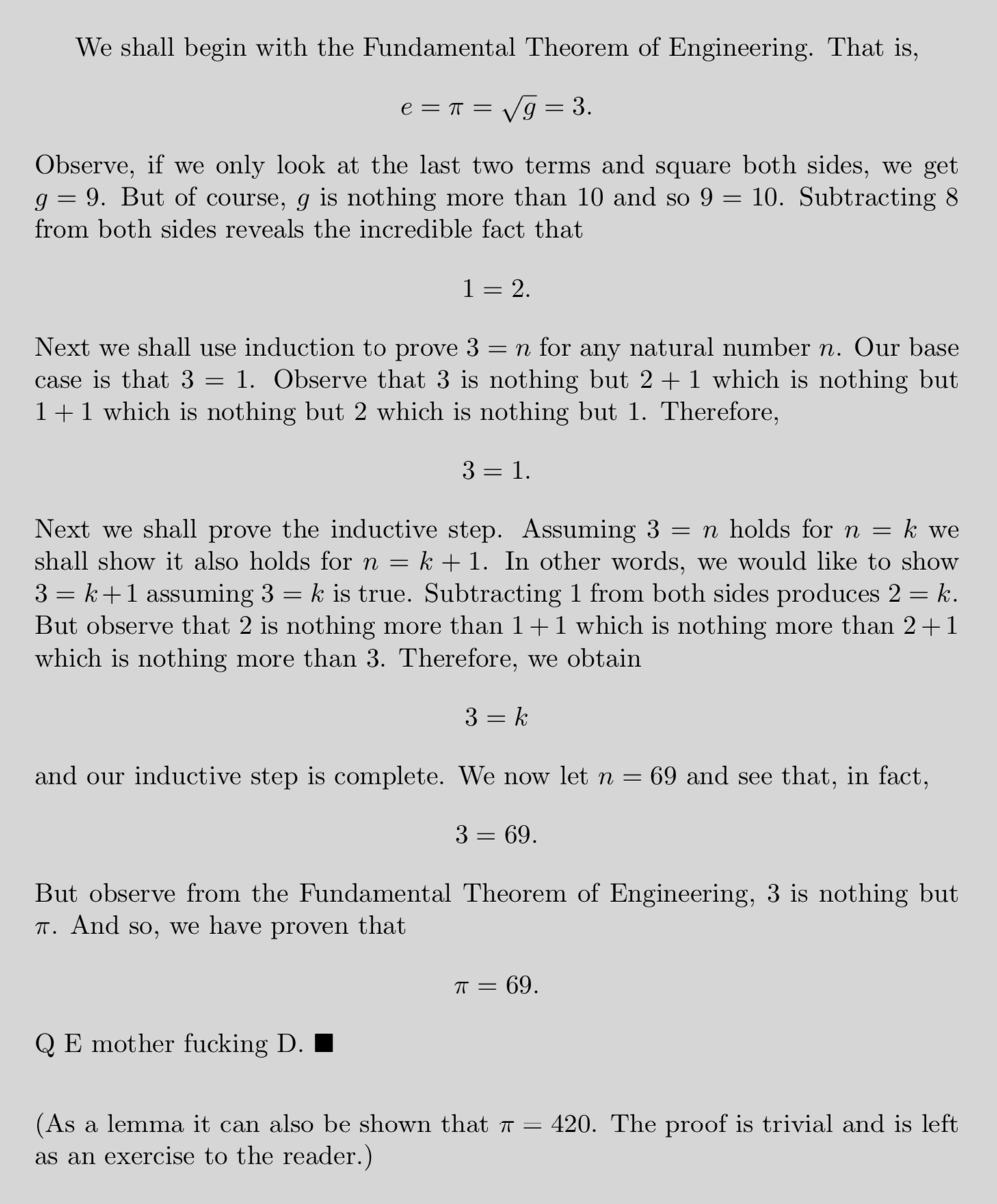 I Did It. I Finally Did It. I Solved Math.