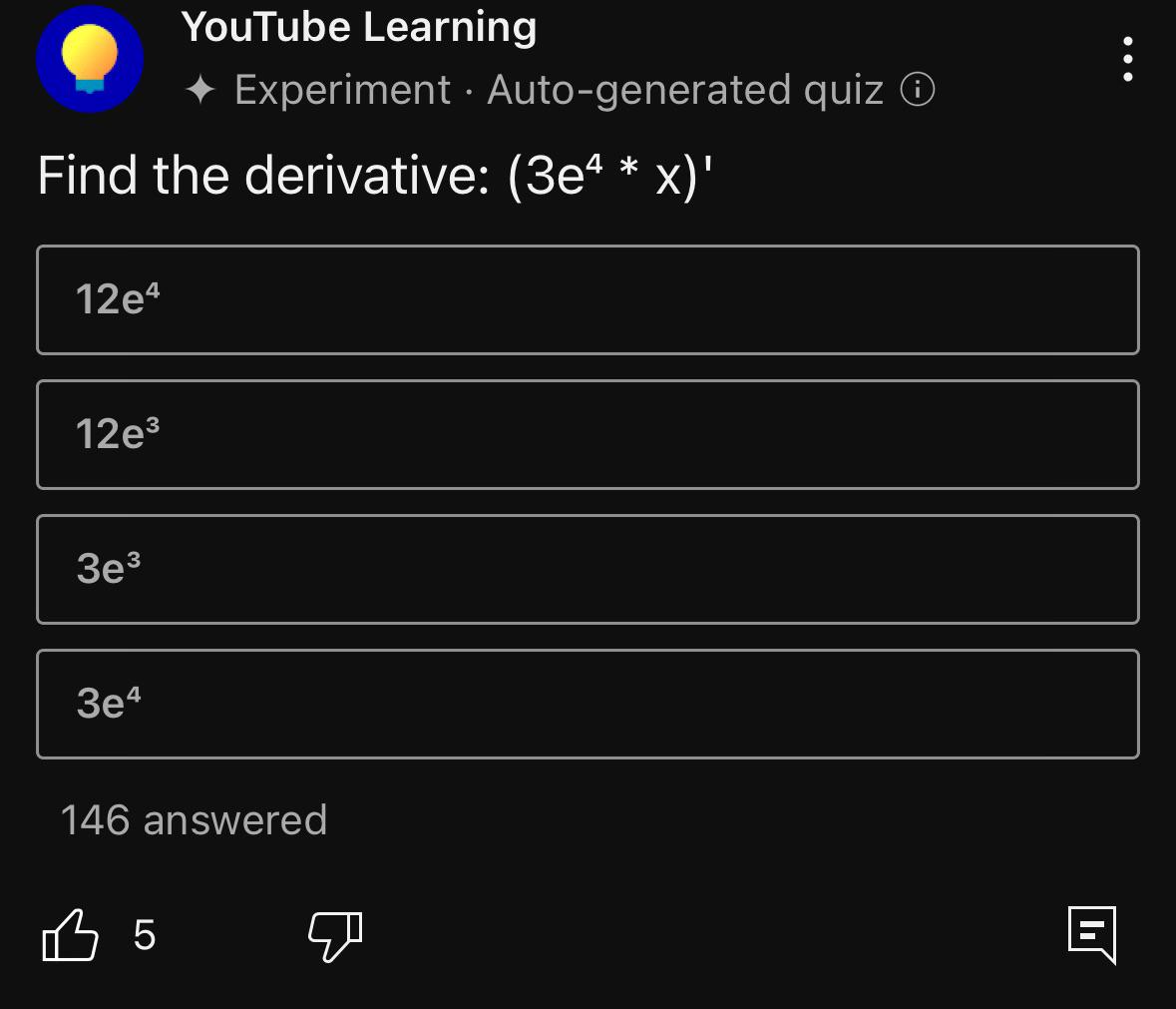 YouTube Attempts Math Poll But The Answers Make Sense