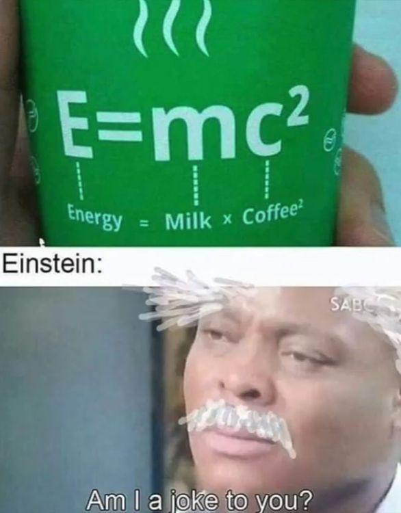 Einstein's Caffeinated Crisis