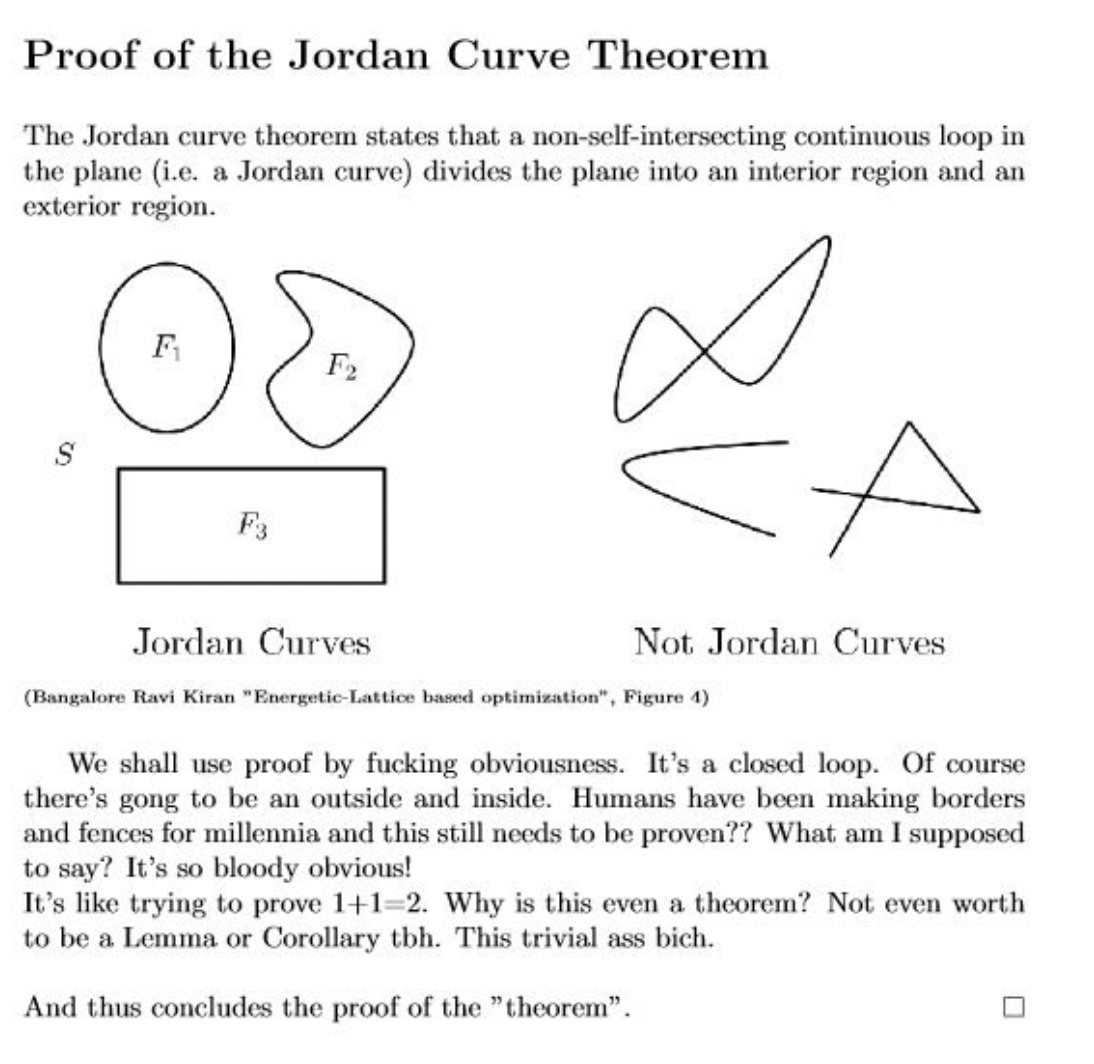 Proof By F*cking Obviousness!