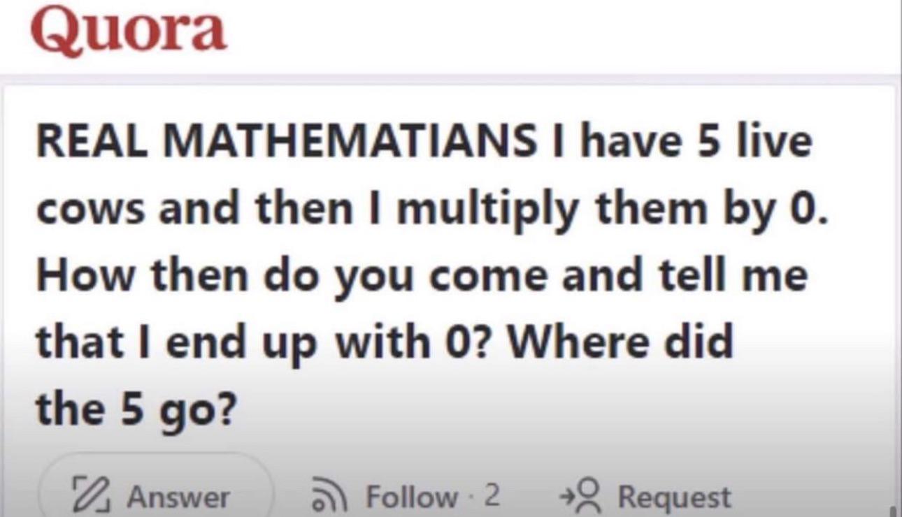 When Cows Meet Mathematics