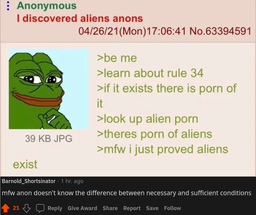 The Alien Existence Proof That Wouldn't Pass Peer Review