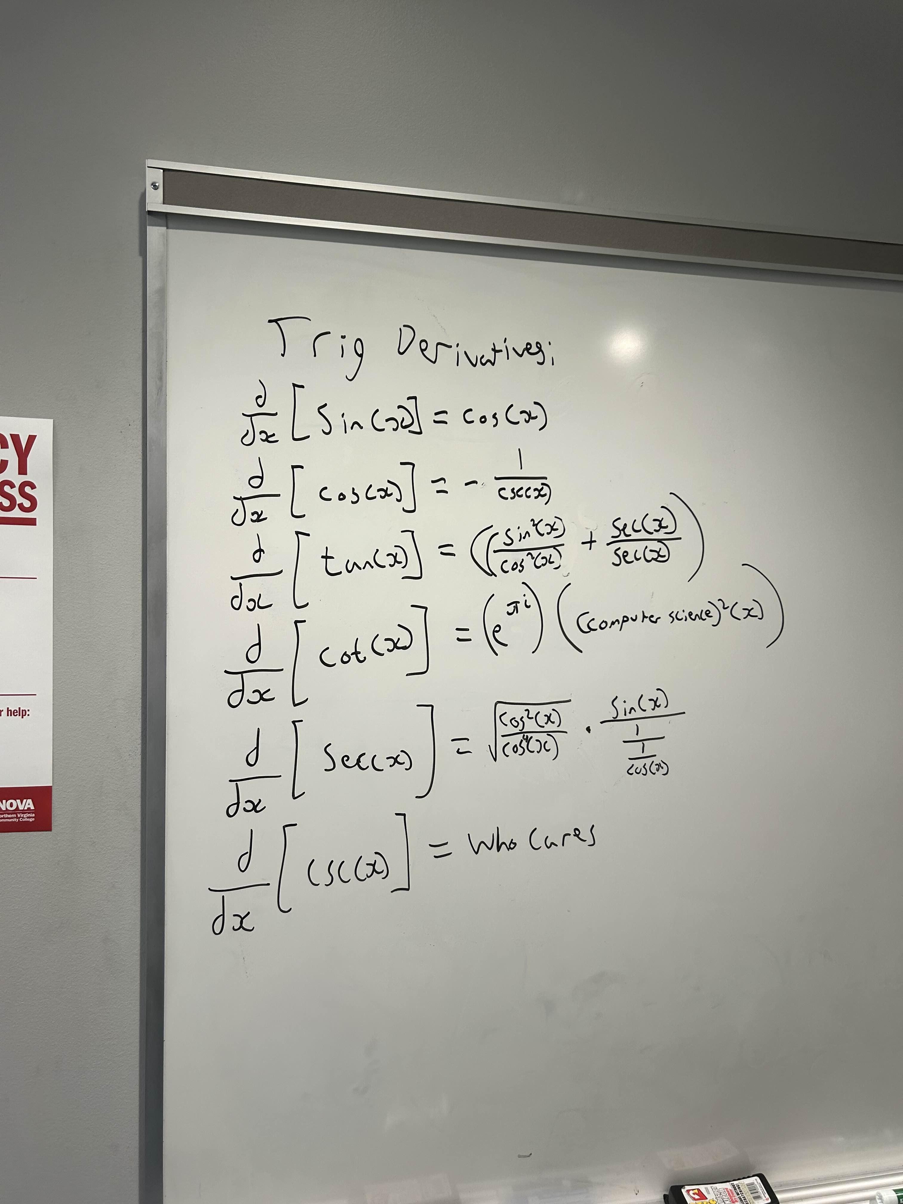 Calculus: Where Sanity Goes To Die
