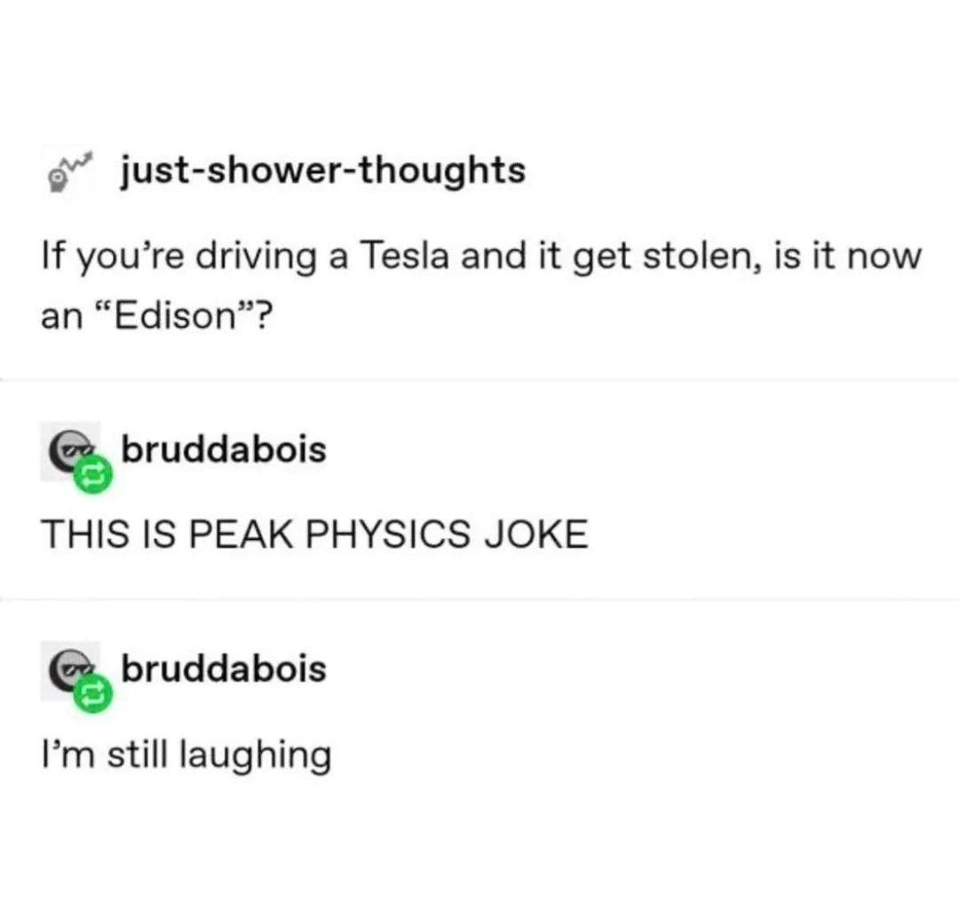 The Tesla-Edison Theft Paradox