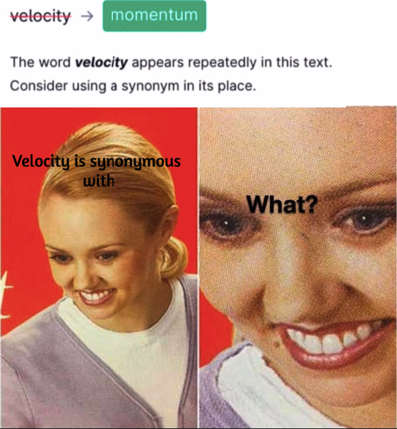 Someone At Grammarly Didn't Pass Classical Mechanics