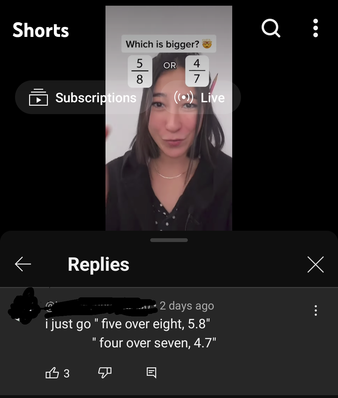 When YouTube Shorts Becomes Your Math Professor