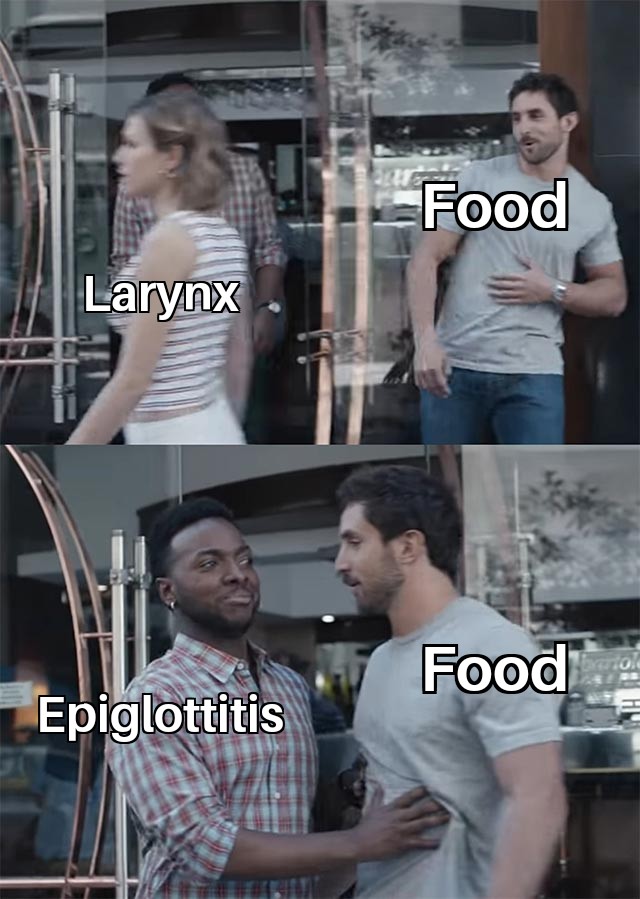 Not Cool, Food Goes Down The Other Tube