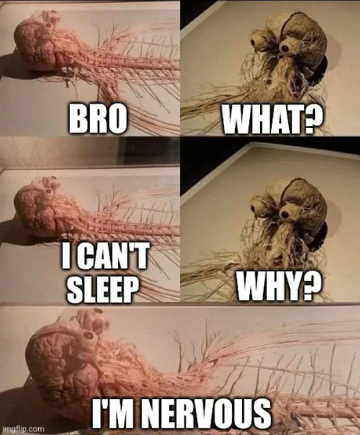 The Nerves On This Guy