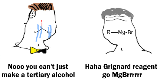 Maybe All My Grignard's Go Wrong Because I Keep Crying Into My Reaction Flask