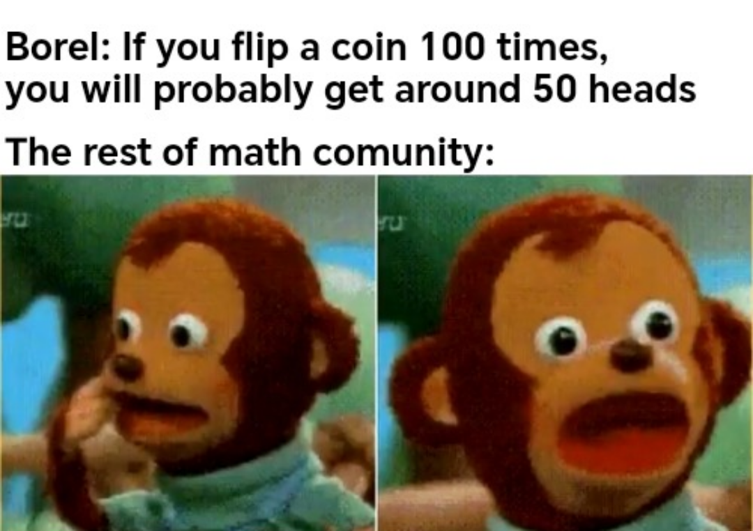 The Law Of Large Numbers Is Very Strong Here