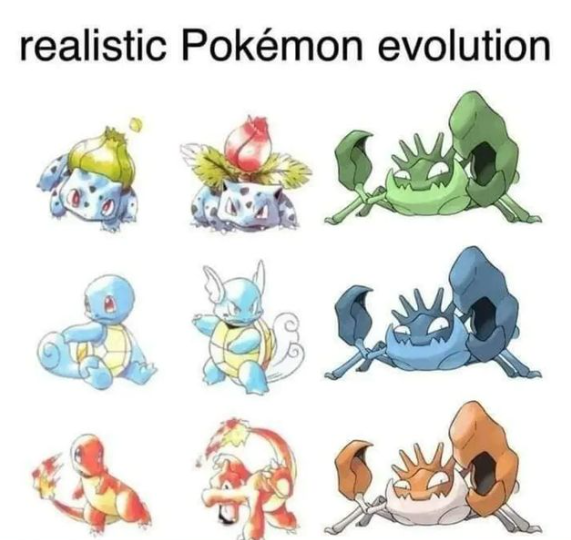 Realistic Pokémon Evolution: Return To Crab