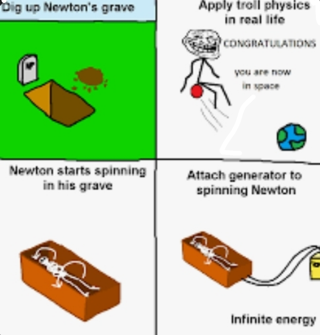 Newton's Grave: The Untapped Energy Source