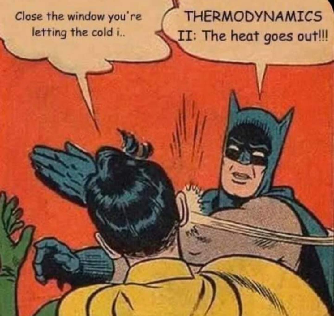 The Dark Knight Of Thermodynamics