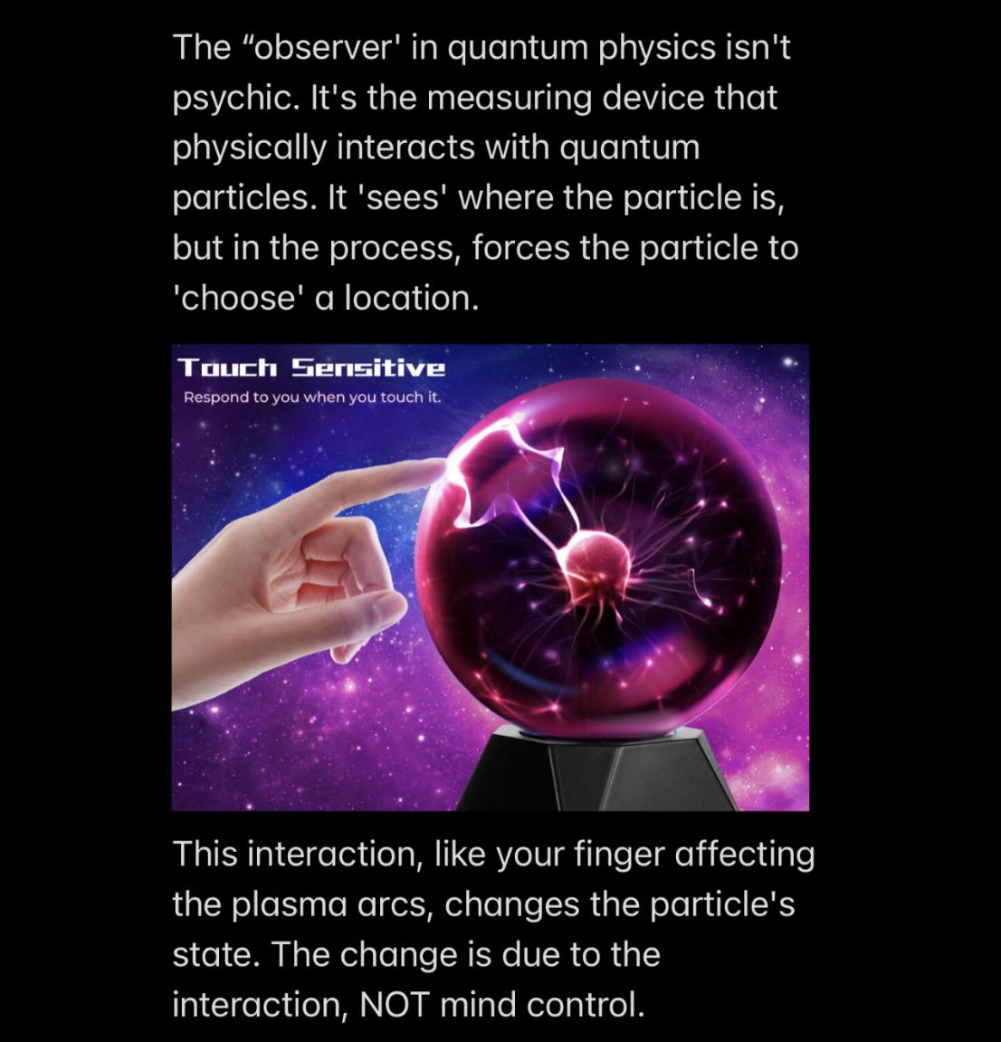 Quantum Particles: Not Psychic, Just Physically Disturbed