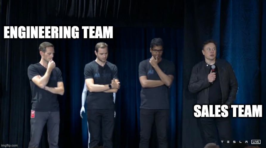 Engineering Team vs Sales Team