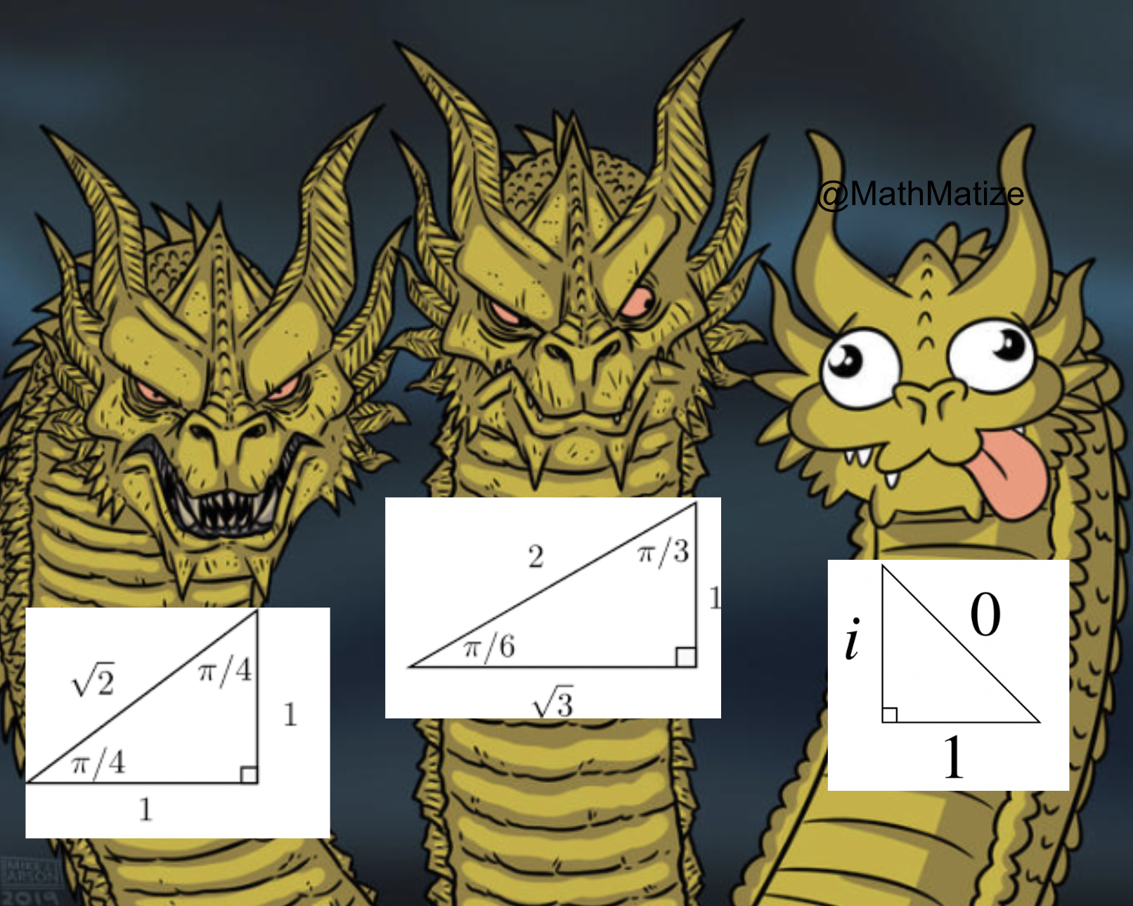 The Three-Headed Dragon Of Mathematical Triangles
