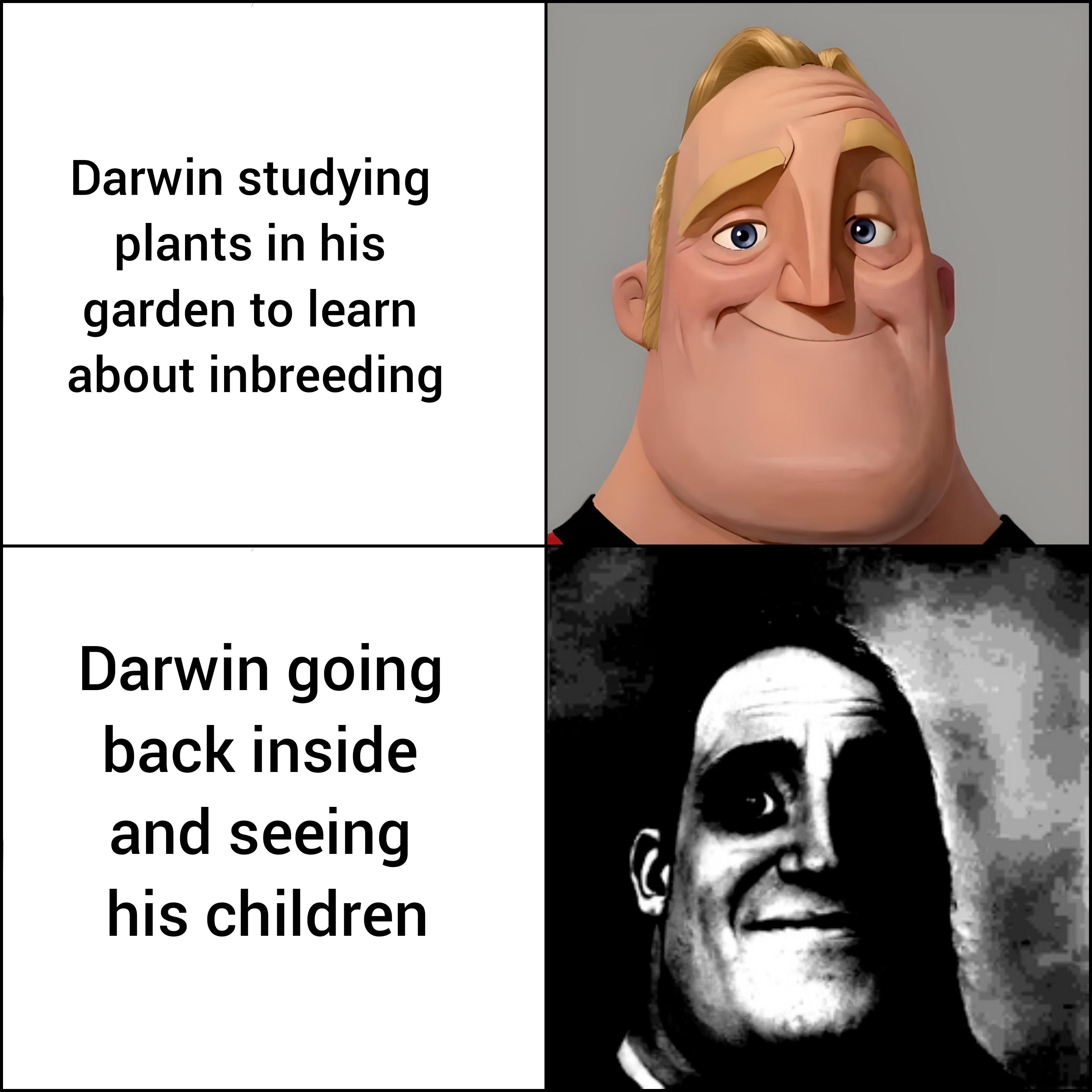 Darwin's Unfortunate Self-Experiment