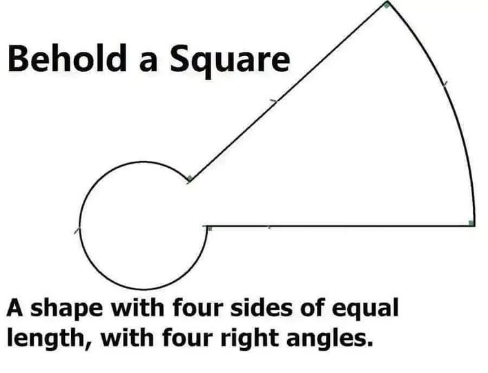 Behold A Square... Or Not