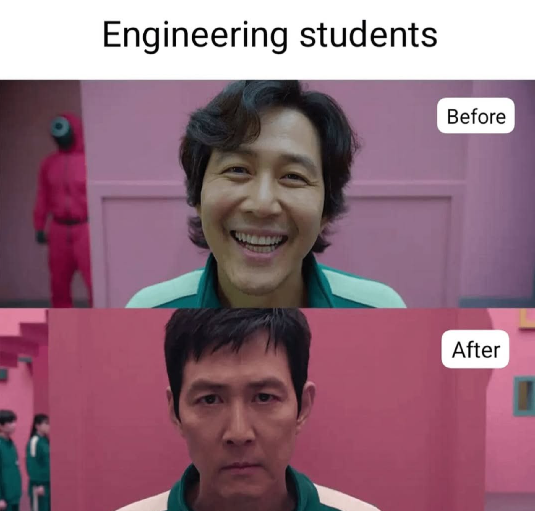 Engineering Students: Before And After