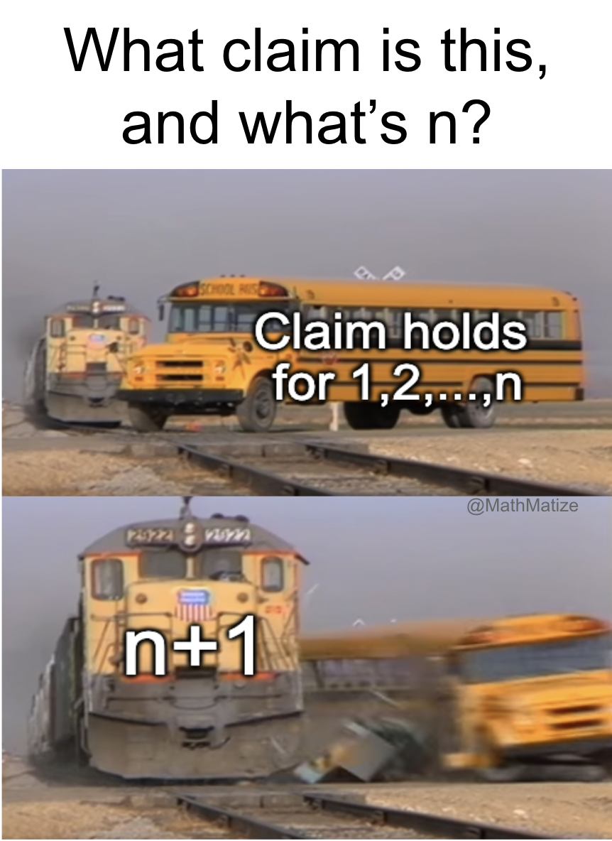 The Mathematical Induction Train Wreck