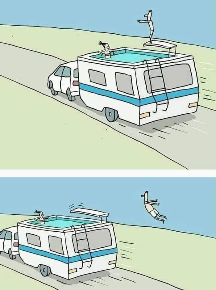 Newton's First Law Of Vacation Fails