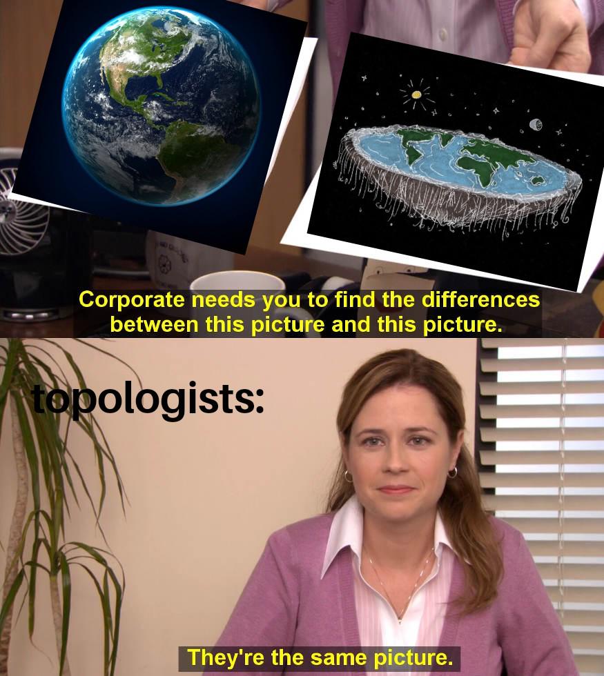 Topologically Speaking, They're The Same Picture