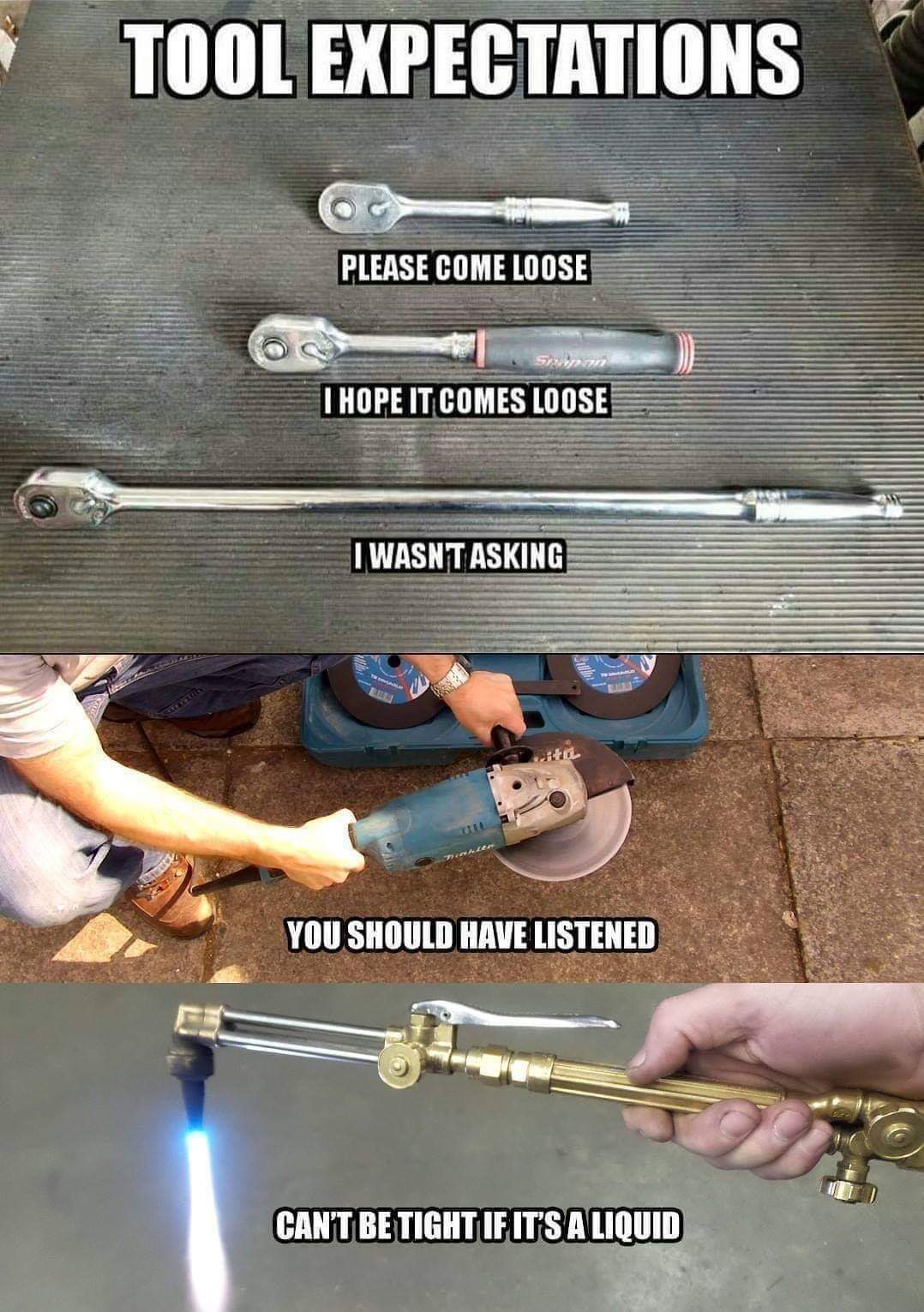 The Laws Of Tool Physics