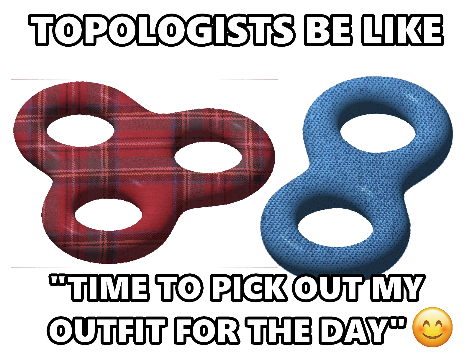 The Topologist's Wardrobe Dilemma