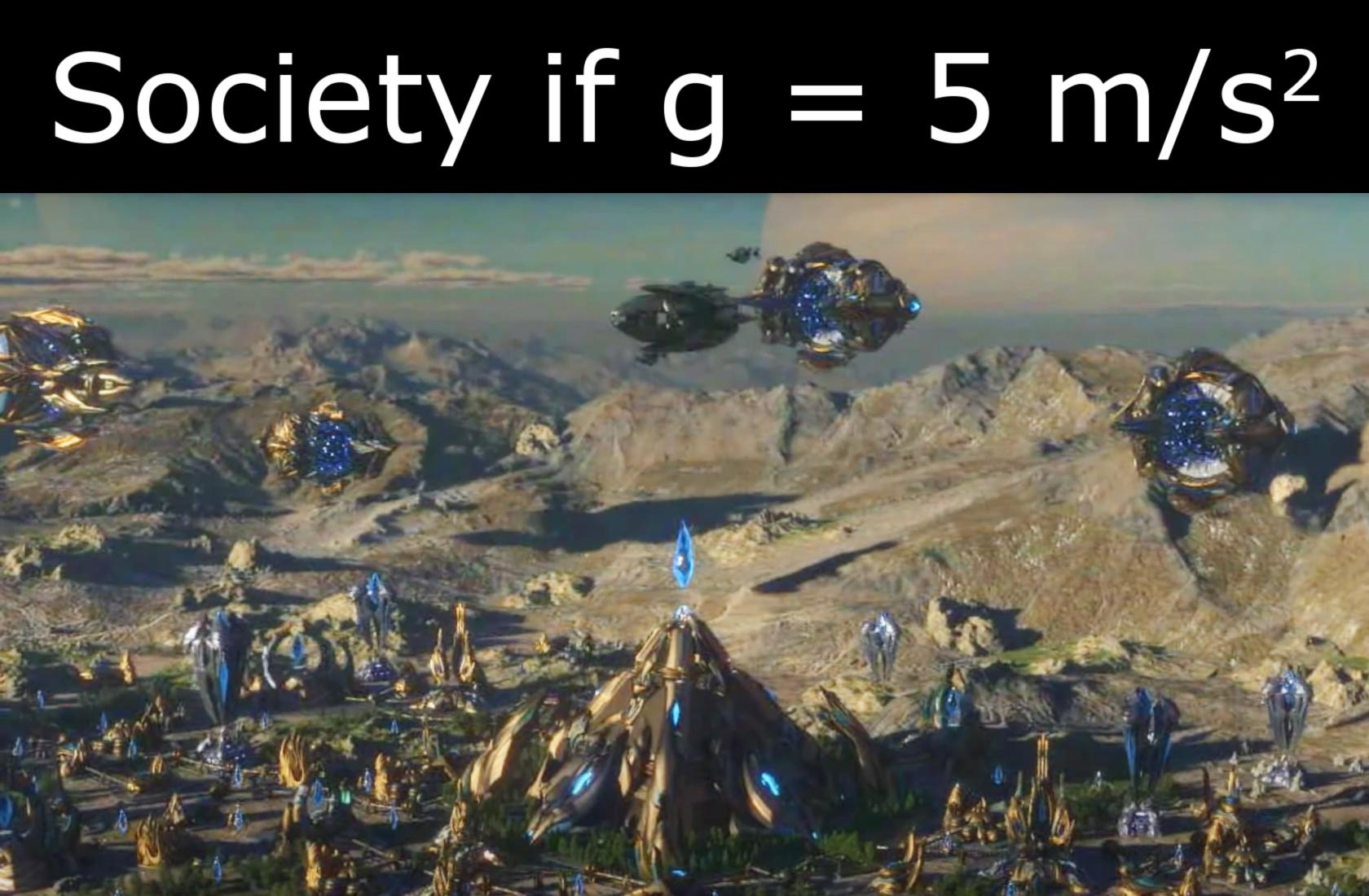 Society If Gravity Was Half-Strength
