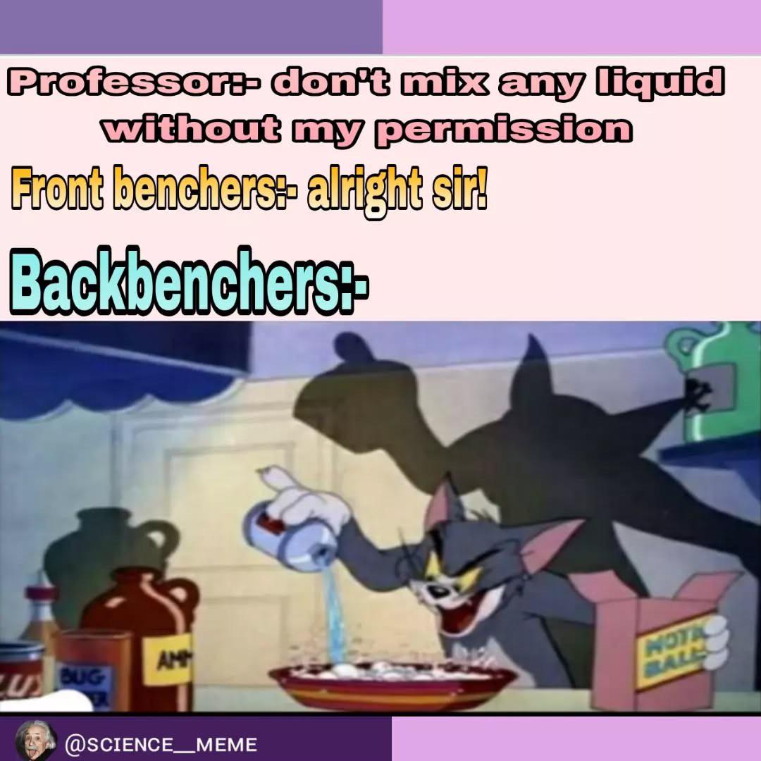 Back Row Chemistry Chaos