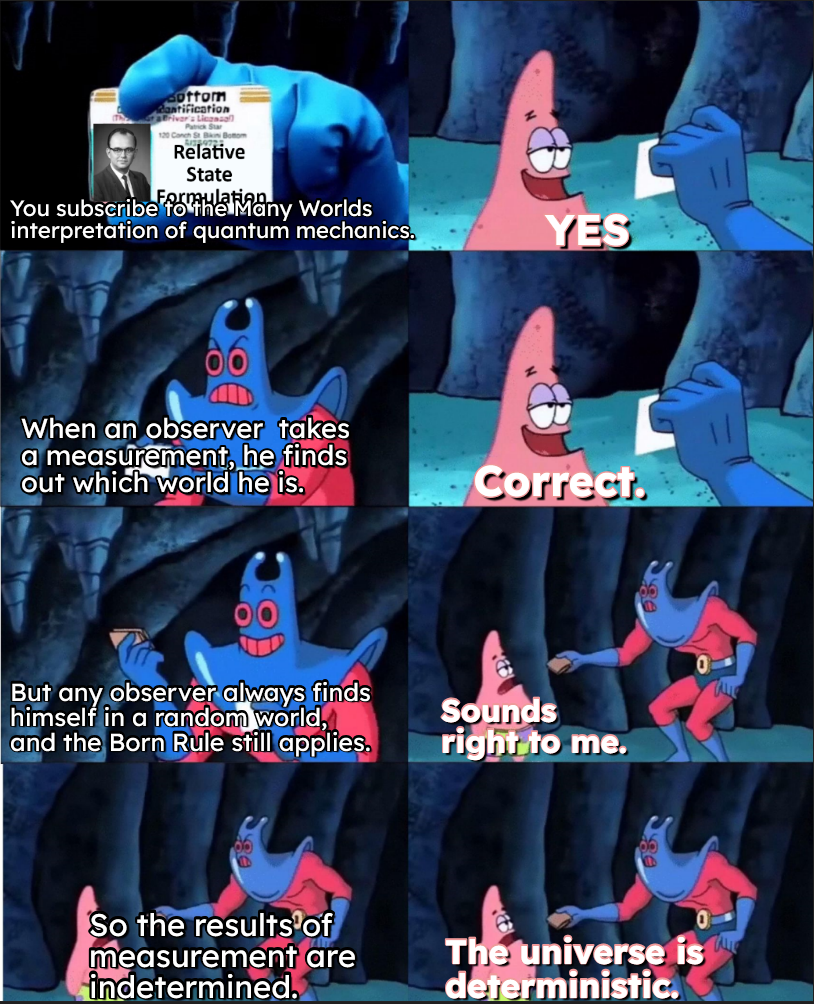 Quantum Mechanics Explained To Patrick Star