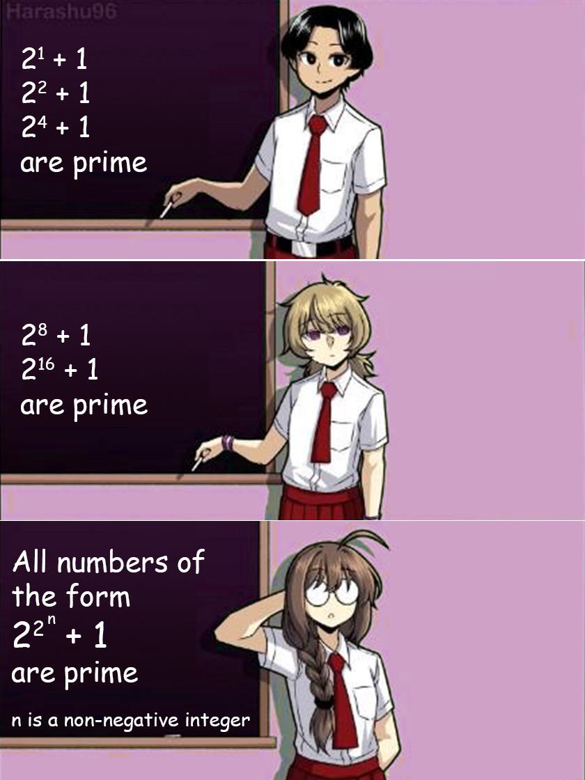 Don't Blame Her. Fermat Made The Same Conjecture