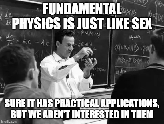 Fundamental Physics: Theory Over Practice