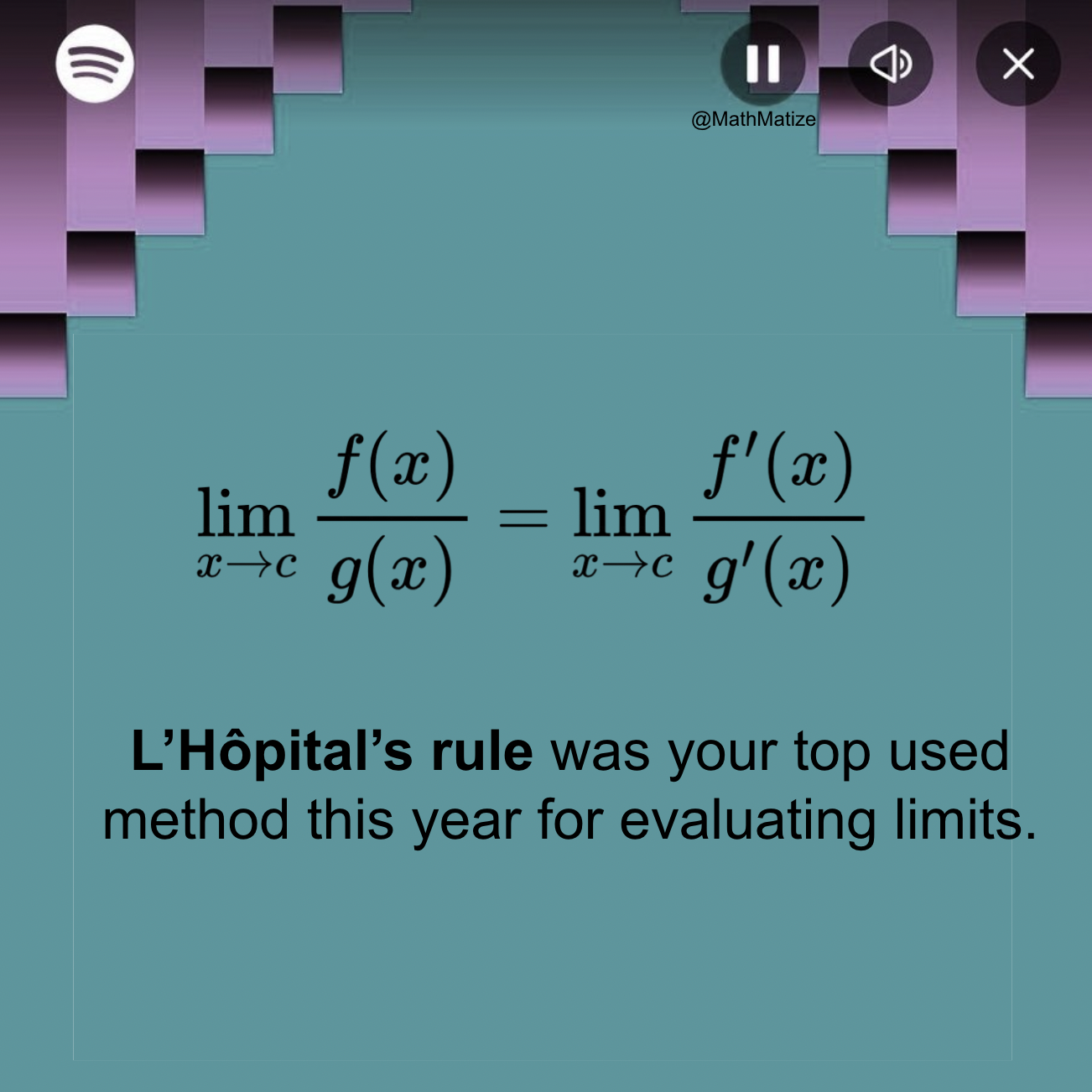 Calculus Students' Wrapped